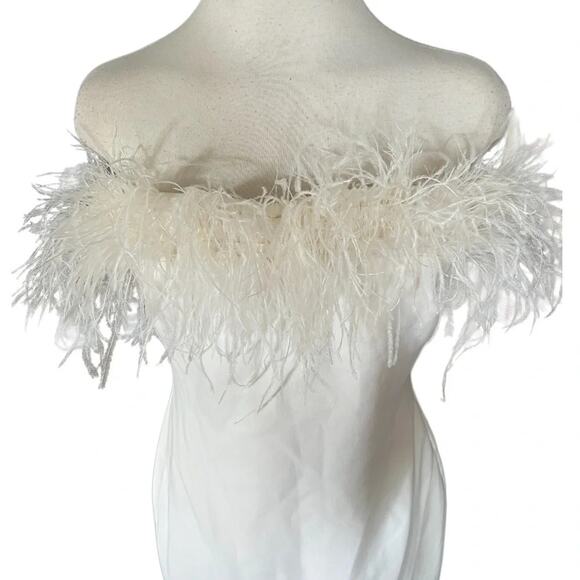 Likely White Off-Shoulder Mini Dress - Picture 6 of 14